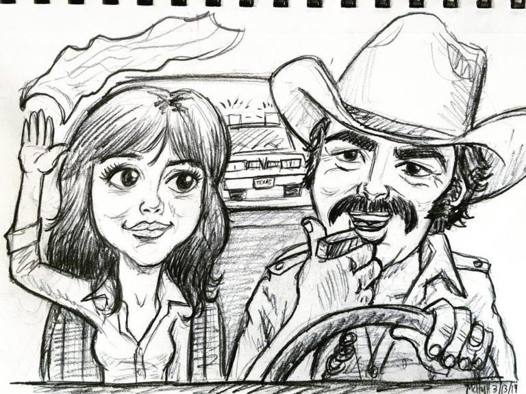 Smokey & The Bandit (sketch) – McIllustrator